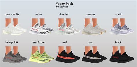 yeezy shoes for sims 4.